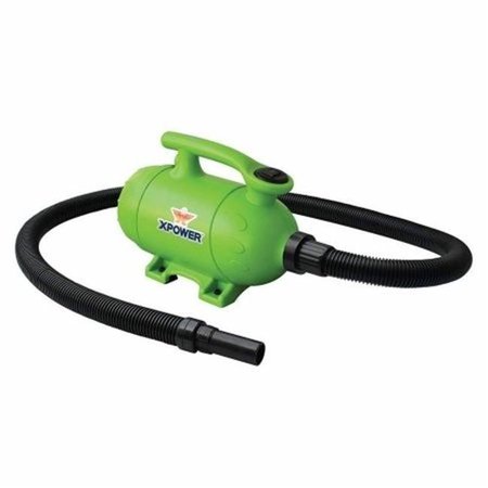 XPOWER MANUFACTURE XPOWER Manufacture B-2-Green 2 HP Pro at Home Pet Grooming Force Dryer & Vacuum; Green B-2-Purple